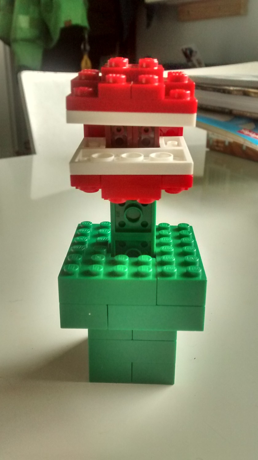 super mario bros. lego pirhana plant