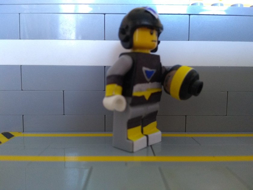 bass from mega man lego minifigure
