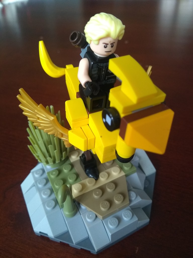 custom lego build Cloud riding Chocobo