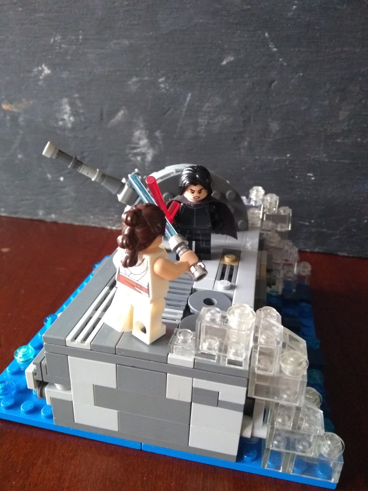 rise of skywalker custom lego build death star battle