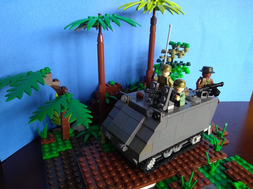 custom lego vietnam war m113 armored personnel carrier