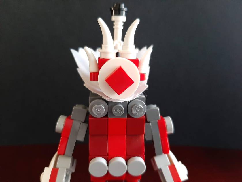 detail of custom breath of the wild lego kohga